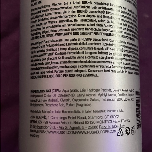 Shine Enhancing Cream Developer - 20 Volume - Picture 8 of 9